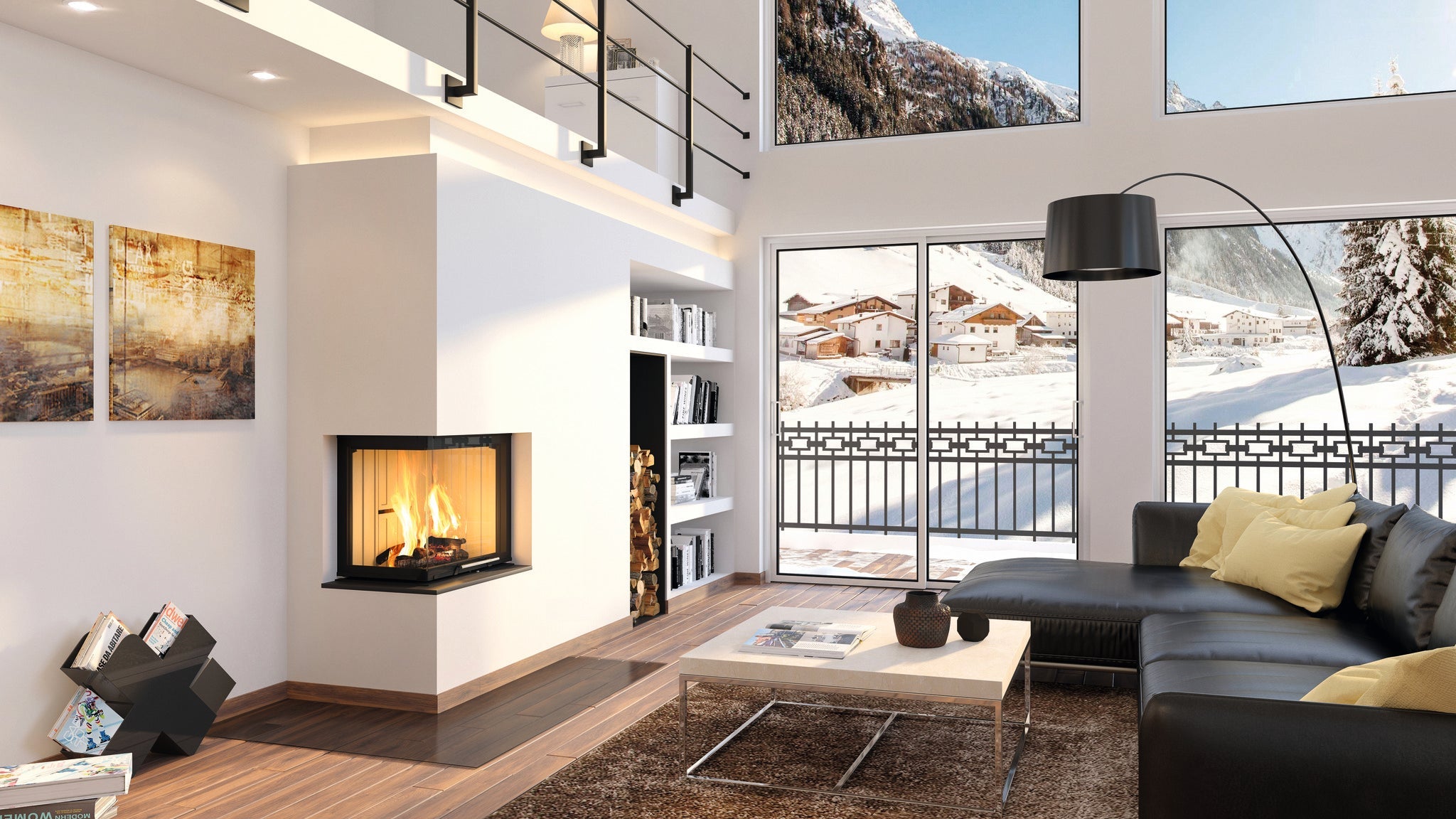 focar semineu - Ghidul focarelor de șemineu: Recomandări de măsurare pentru orice cameră