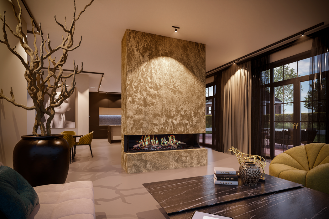 semineu electric pe colt - Cum să menții un decor spectaculos în spații mici cu un șemineu electric în 2026