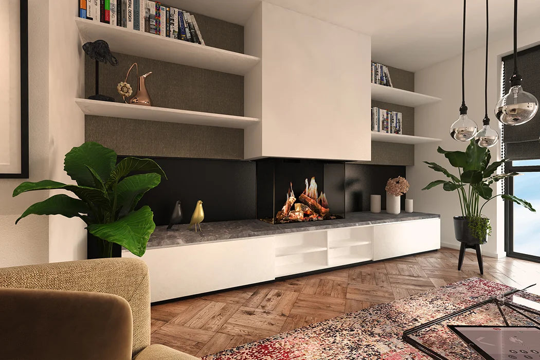 semineu electric living - Cum schimbă un focar de șemineu electric atmosfera livingului tău