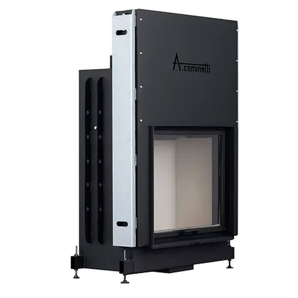 A-caminetti FLAT 75X60 - Focar Șemineu cu ușă verticală