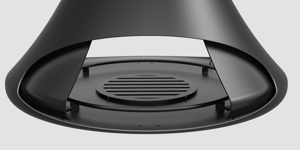 Semineu exclusivist TRAFORART DORIA cu 2 deschideri diametru 91 cm