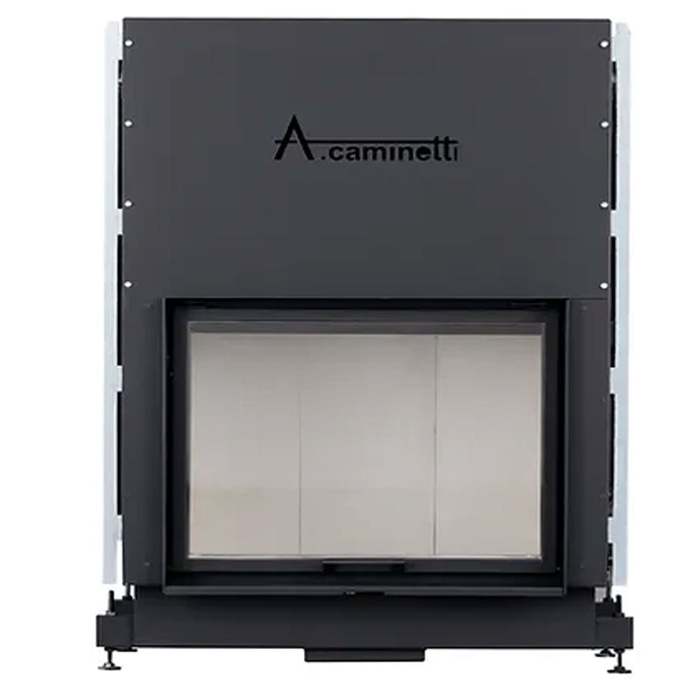A-caminetti FLAT 90X70 - Focar Șemineu cu ușă verticală