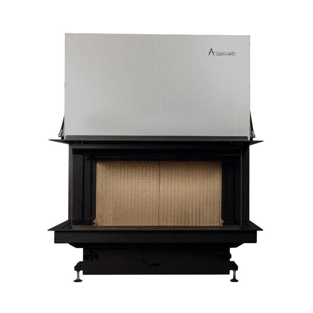 A-caminetti CRYSTAL 110 PREMIUM - Focar Șemineu 3 laturi vitrate