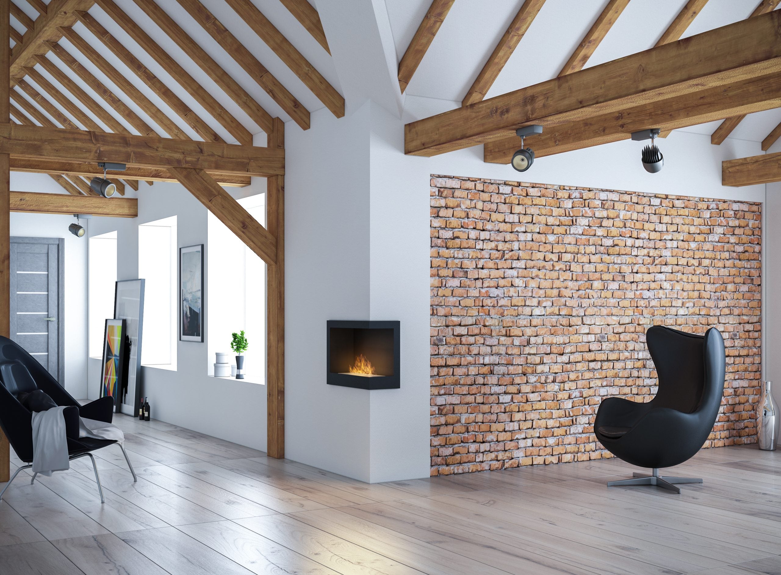 Șemineu cu bioetanol Simplefire Corner 600