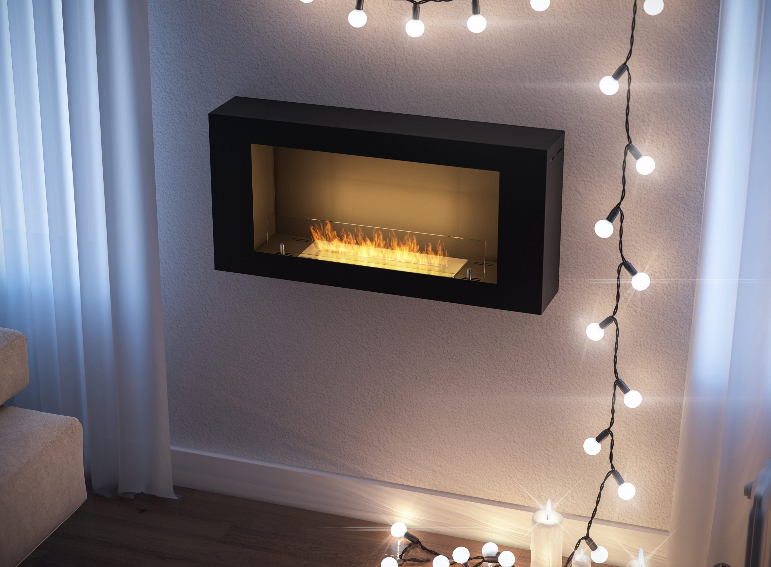 Șemineu cu bioetanol Simplefire Blackbox 910