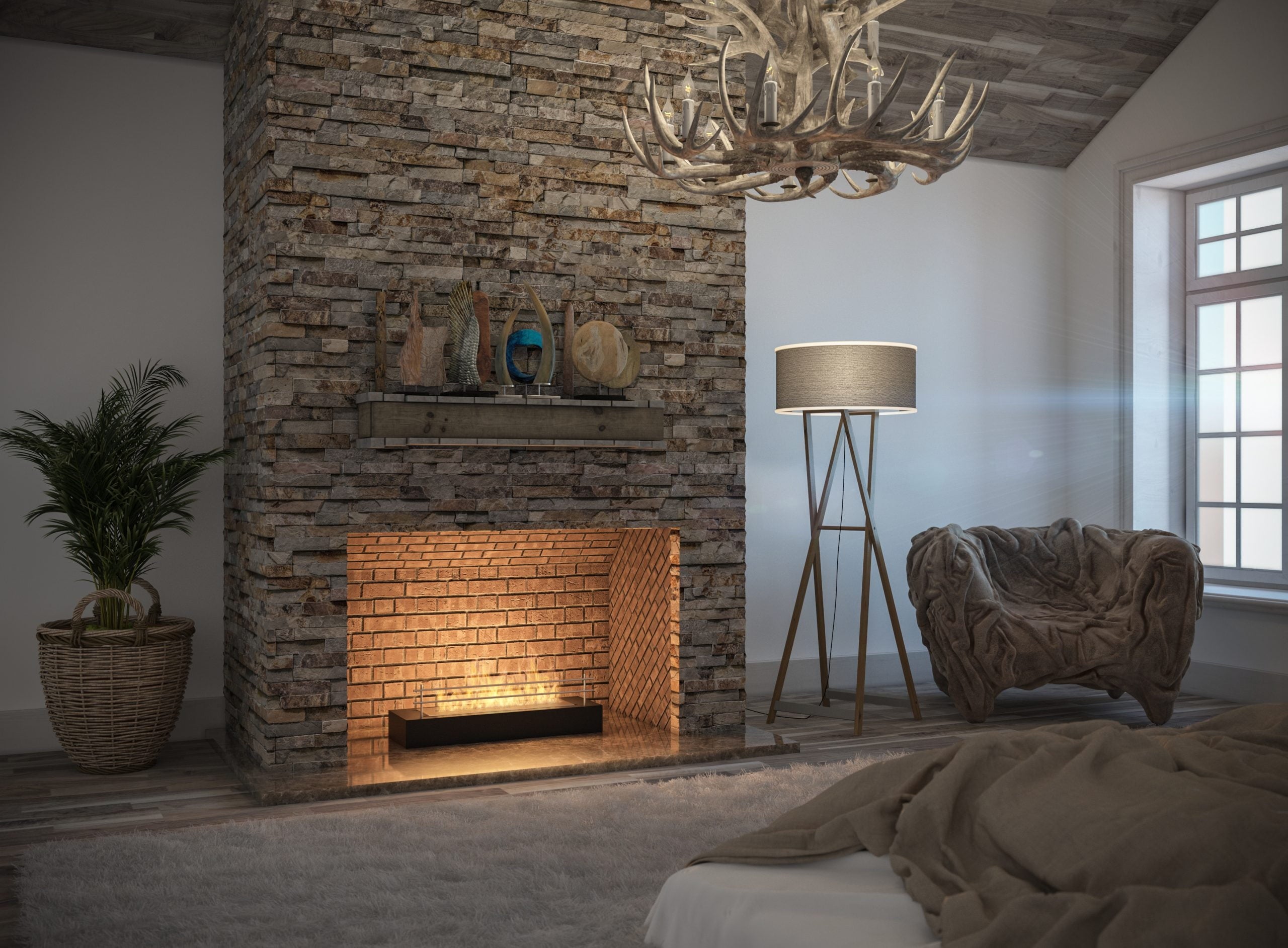 Șemineu cu bioetanol Simplefire Firebox 600