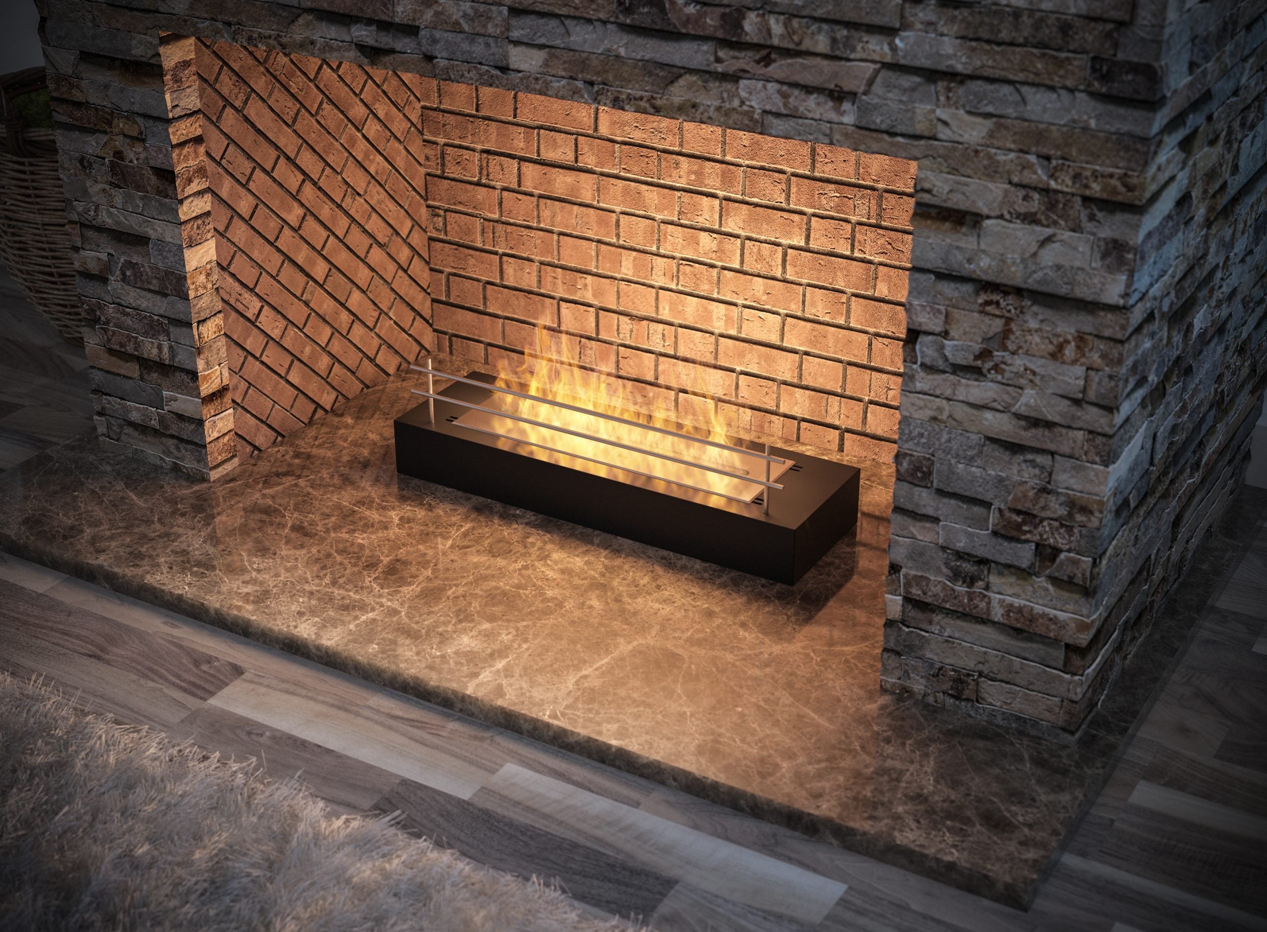 Șemineu cu bioetanol Simplefire Firebox 600