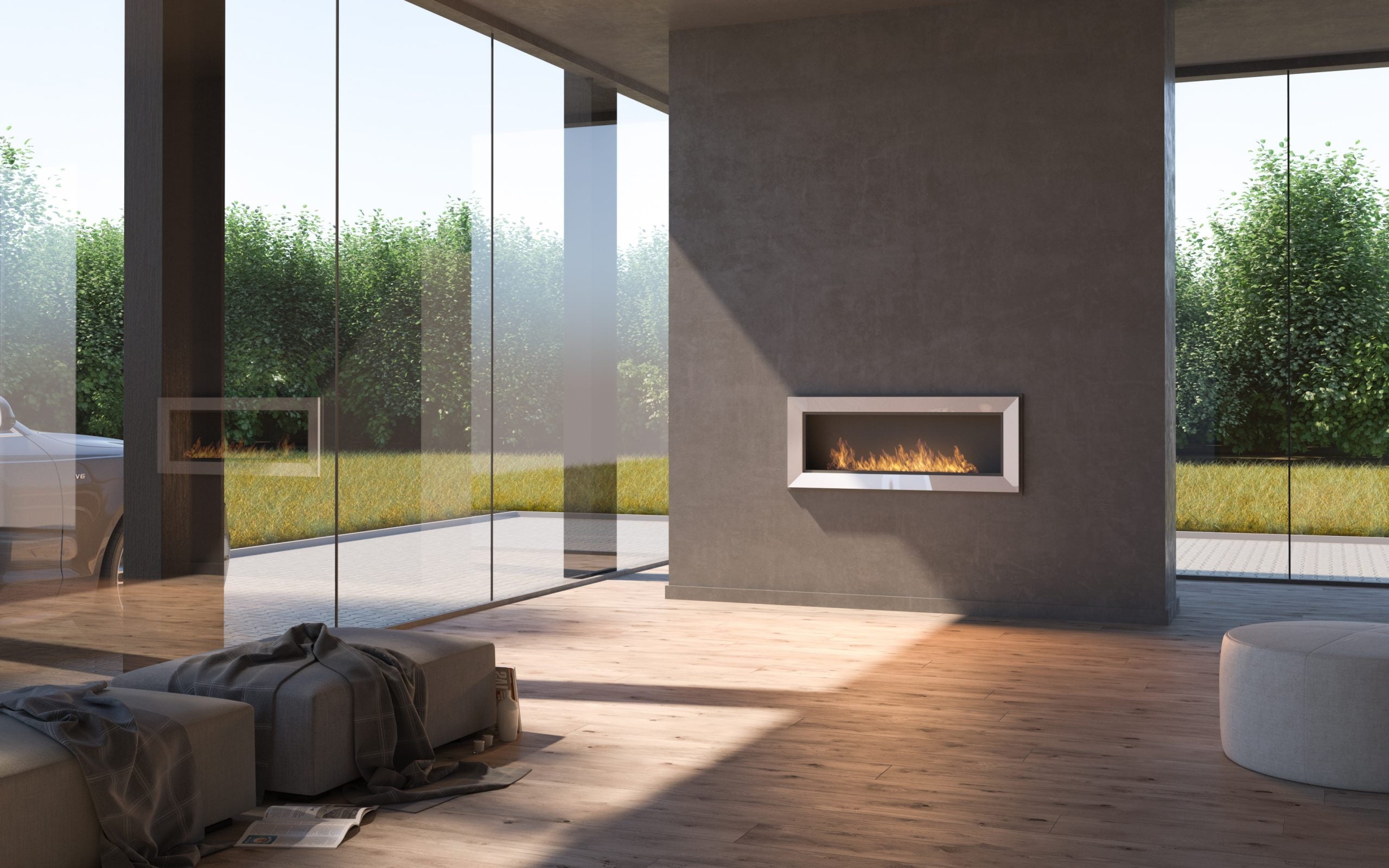 Șemineu cu bioetanol Simplefire Frame 1200
