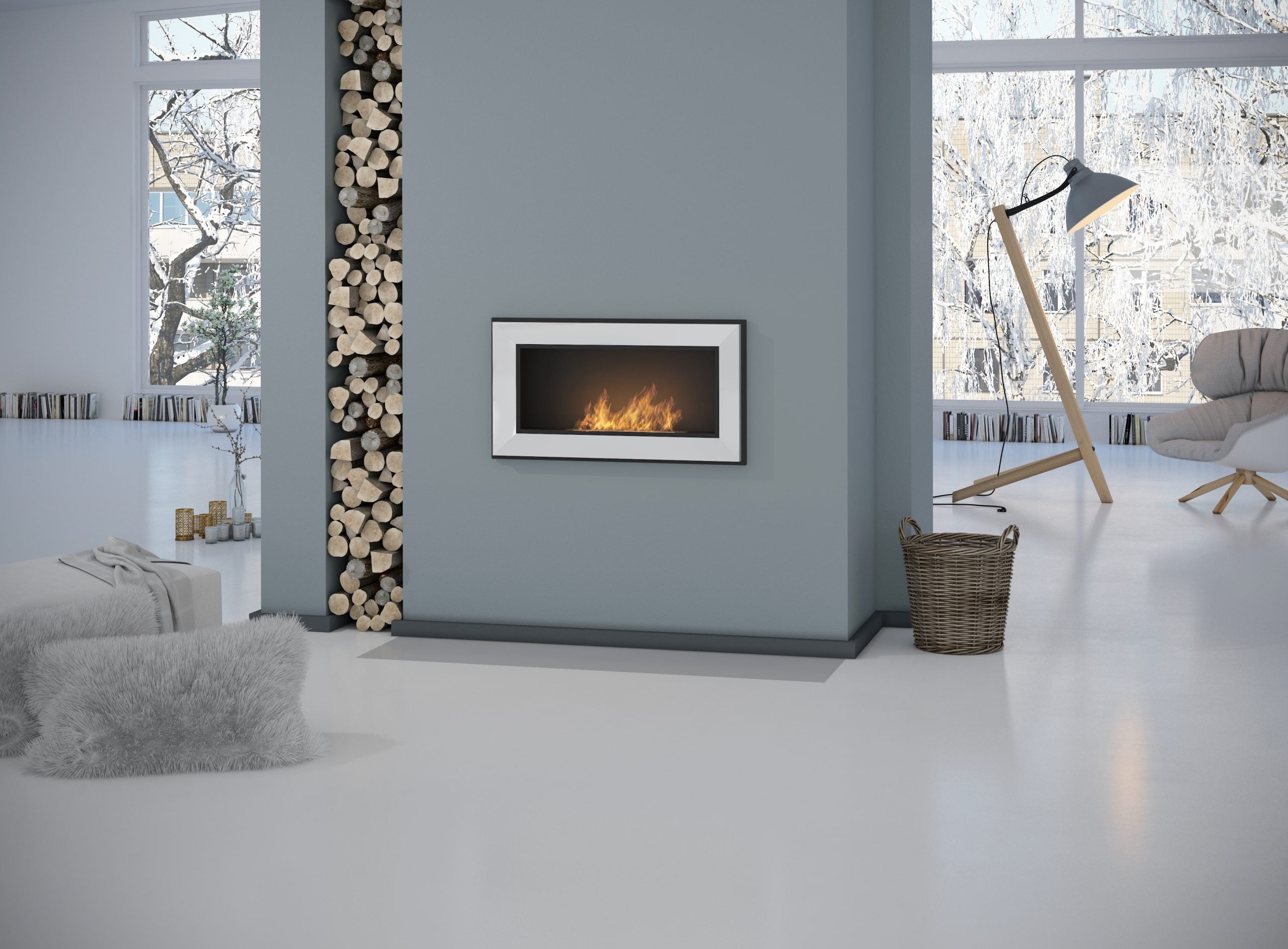 Șemineu cu bioetanol Simplefire Frame 900