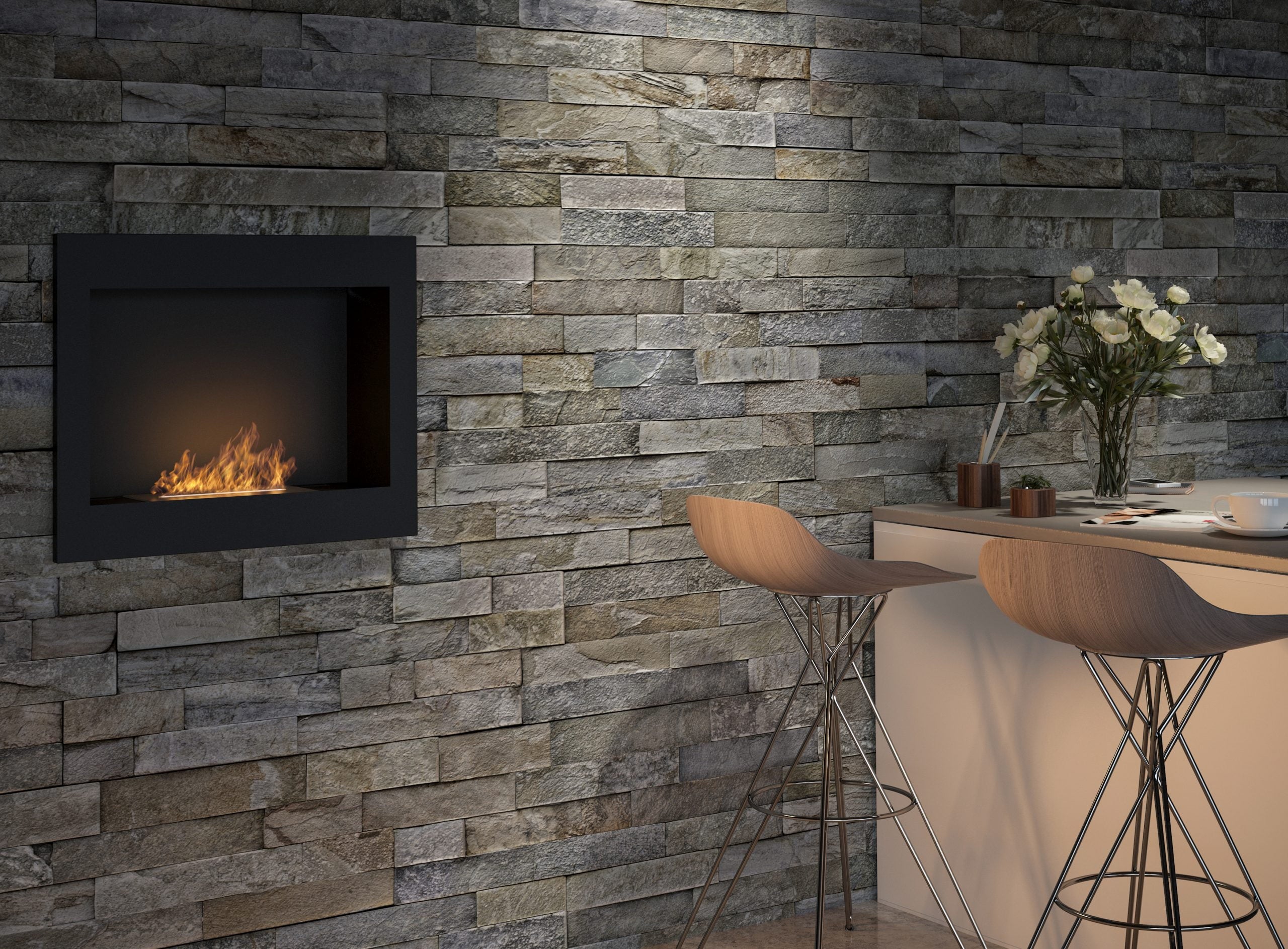 Șemineu cu bioetanol Simplefire Frame 600