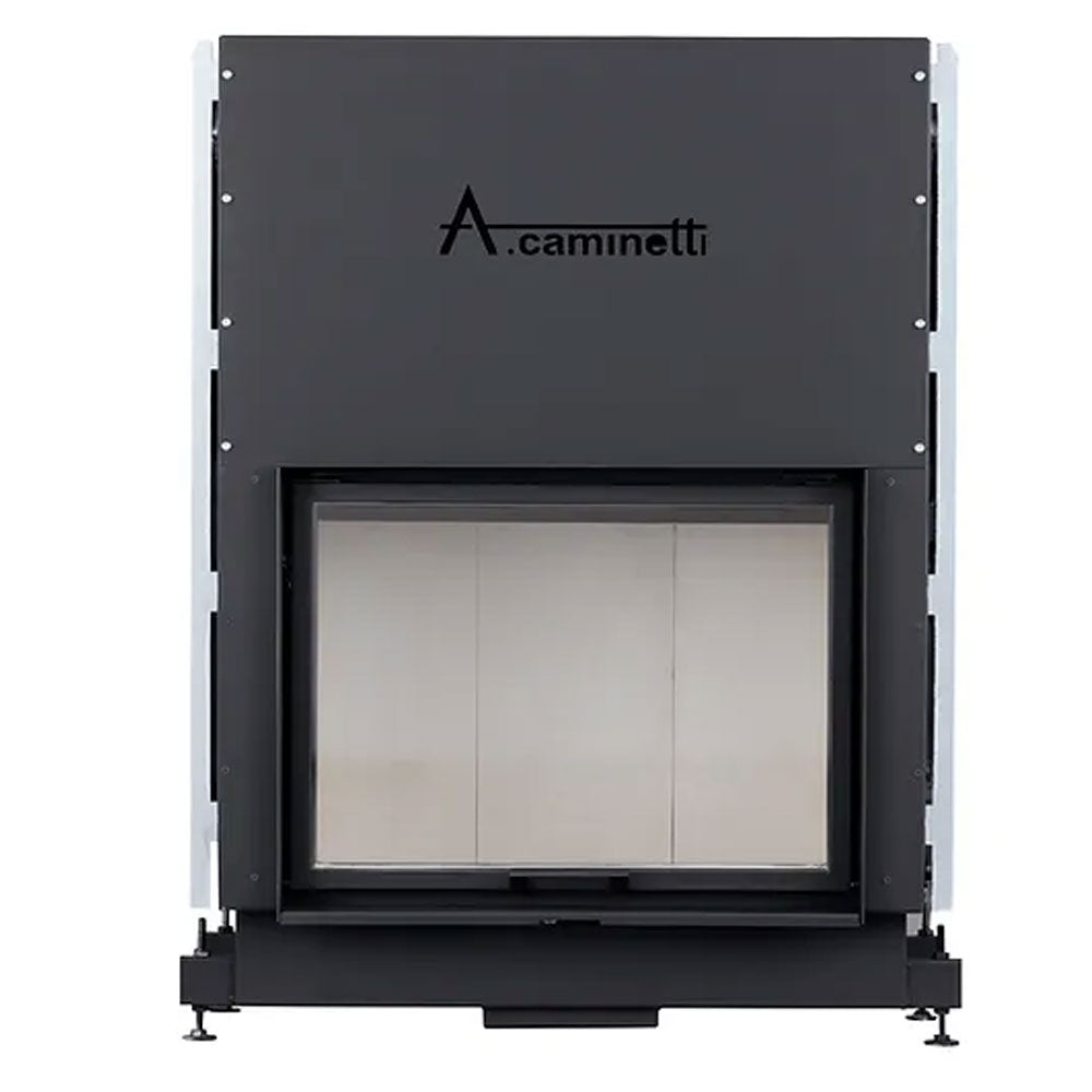 A-caminetti FLAT 75X50 - Focar Șemineu cu ușă verticală