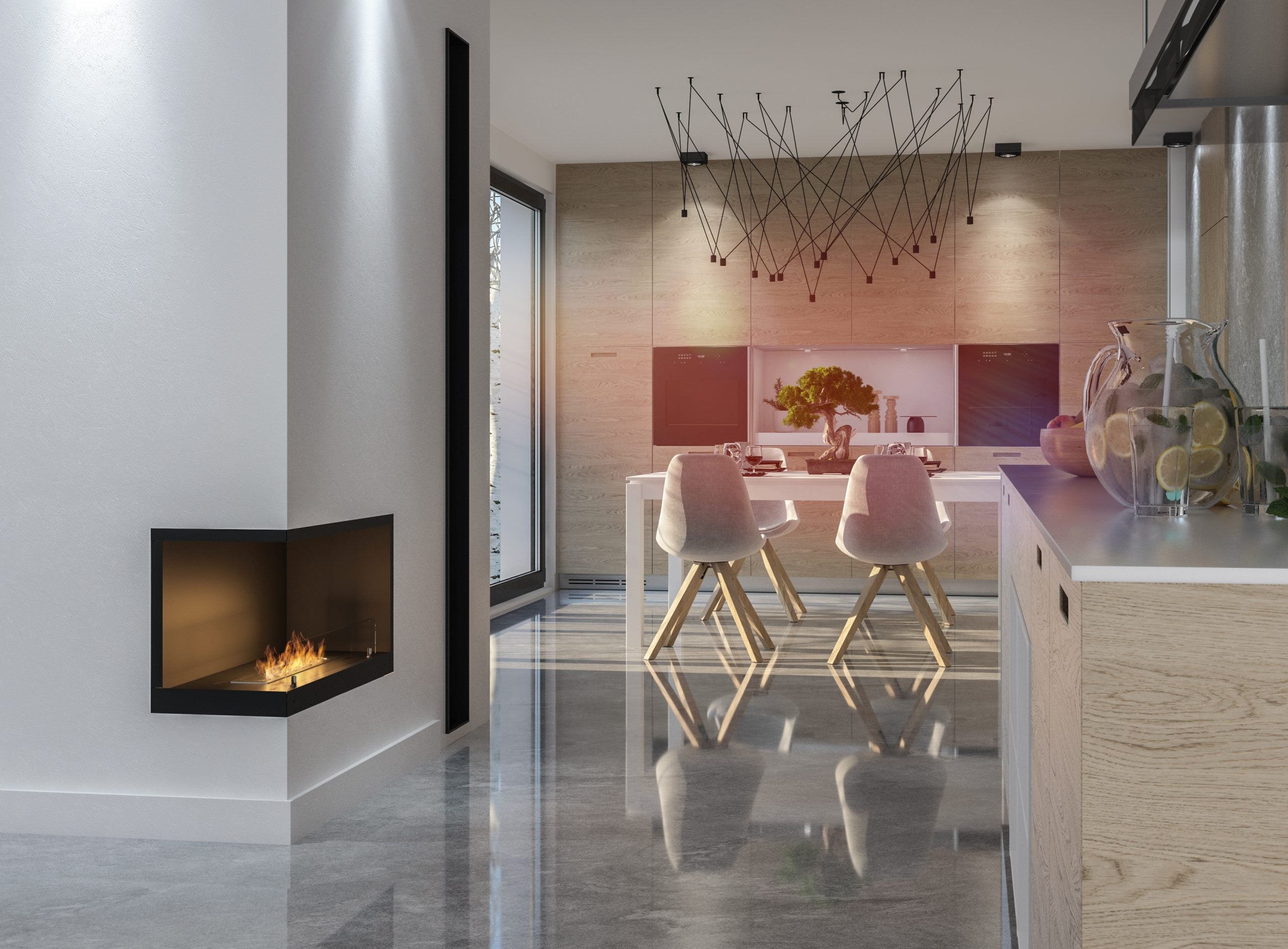 Șemineu bioetanol Infire Inside L/R 800 Vers.2