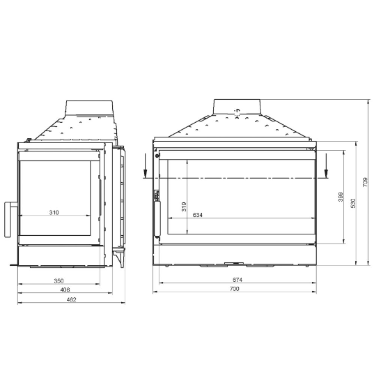 Semineu Pe Lemne KFD ECO MAX 7