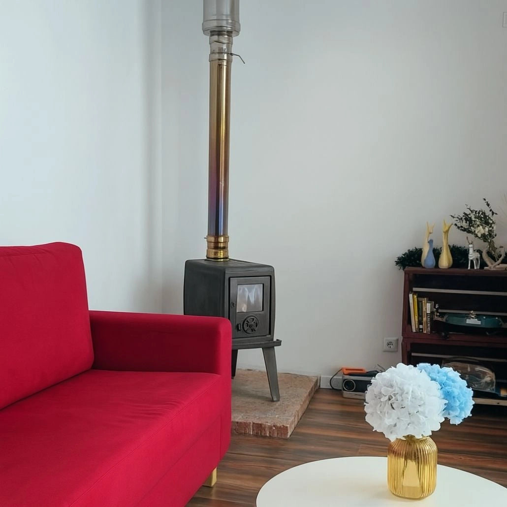 Sobă Fontă TORK 8.9-11kW 77kg | RANDAMENT 81.2% | FOC CONTINUU | A+