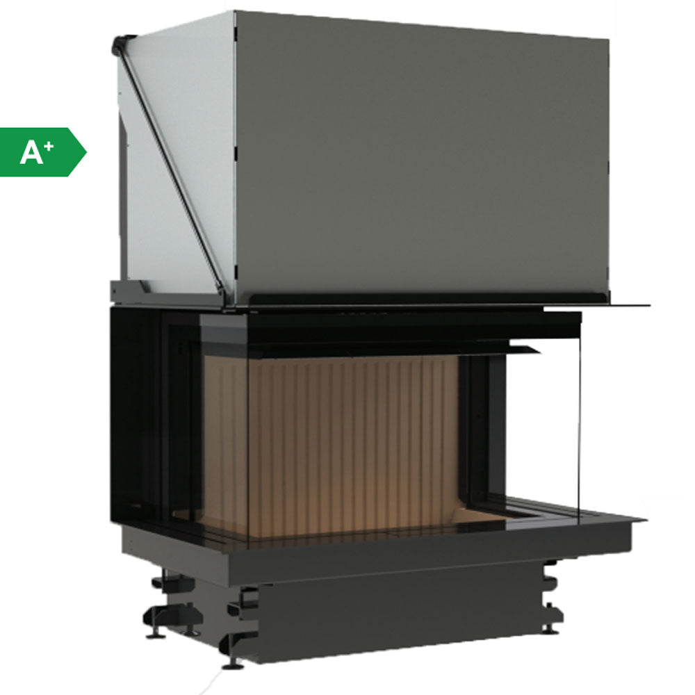 A-caminetti CRYSTAL 110 PREMIUM - Focar Șemineu 3 laturi vitrate