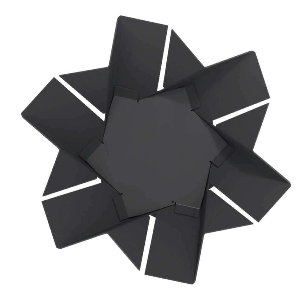 Vatră de Foc Exterior BASKET Kratki | 55x55 cm | MOBILĂ | ÎnĂLȚIME 500mm | METAL NEGRU | GARANȚIE 2 ANI