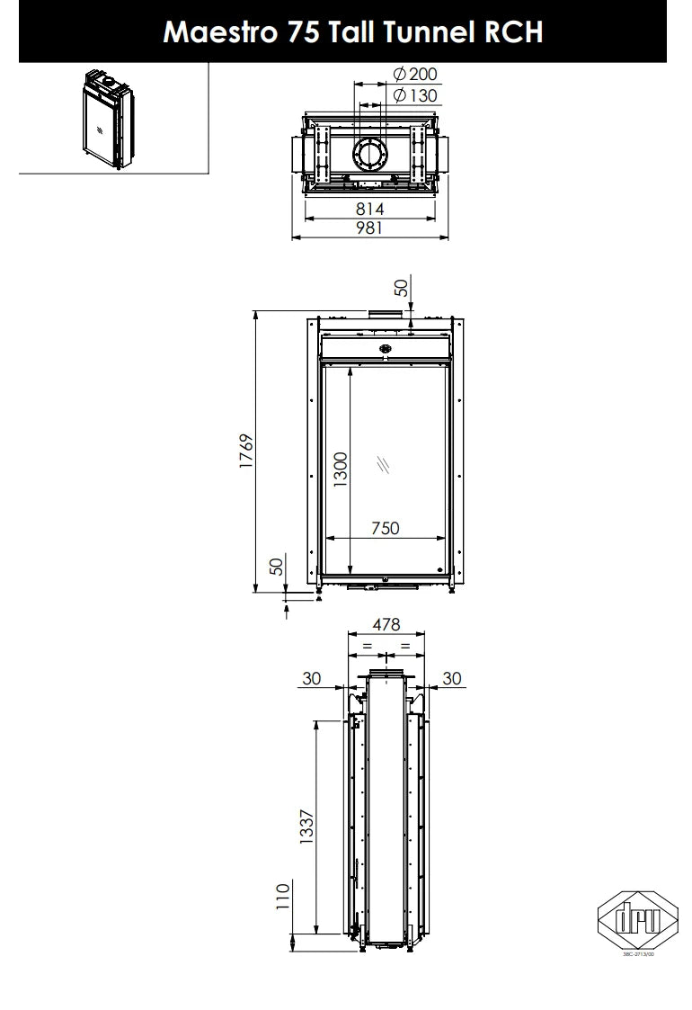Semineu Gaz Maestro 75 Tall Tunnel RCH