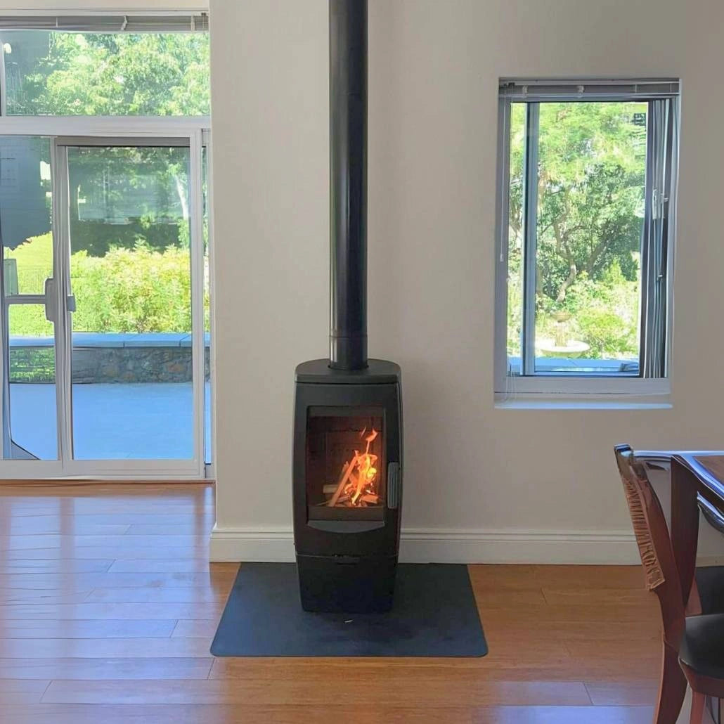 Sobă Fontă GAIA 8-11kW 108kg | RANDAMENT 82.1% | FONTĂ + EMAIL | A+