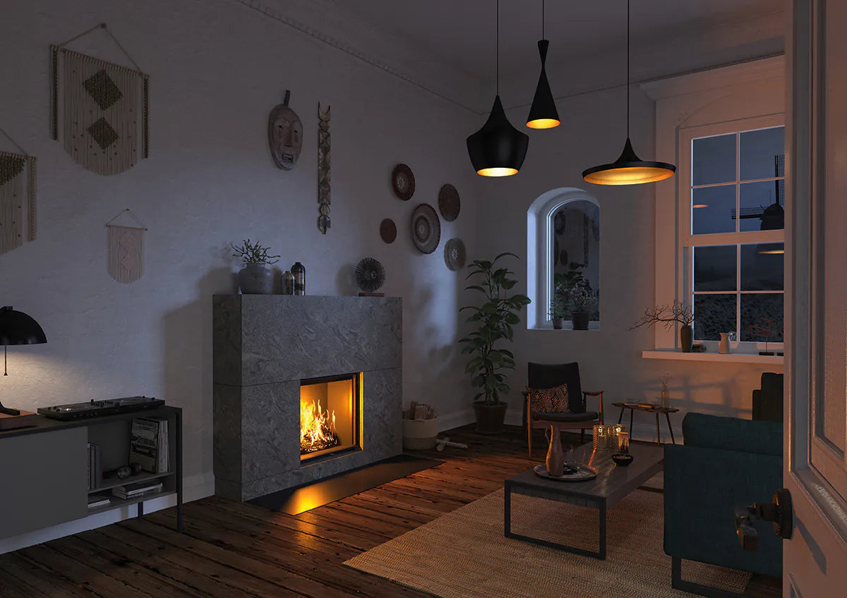 Șemineu pe lemne Lina 10051h