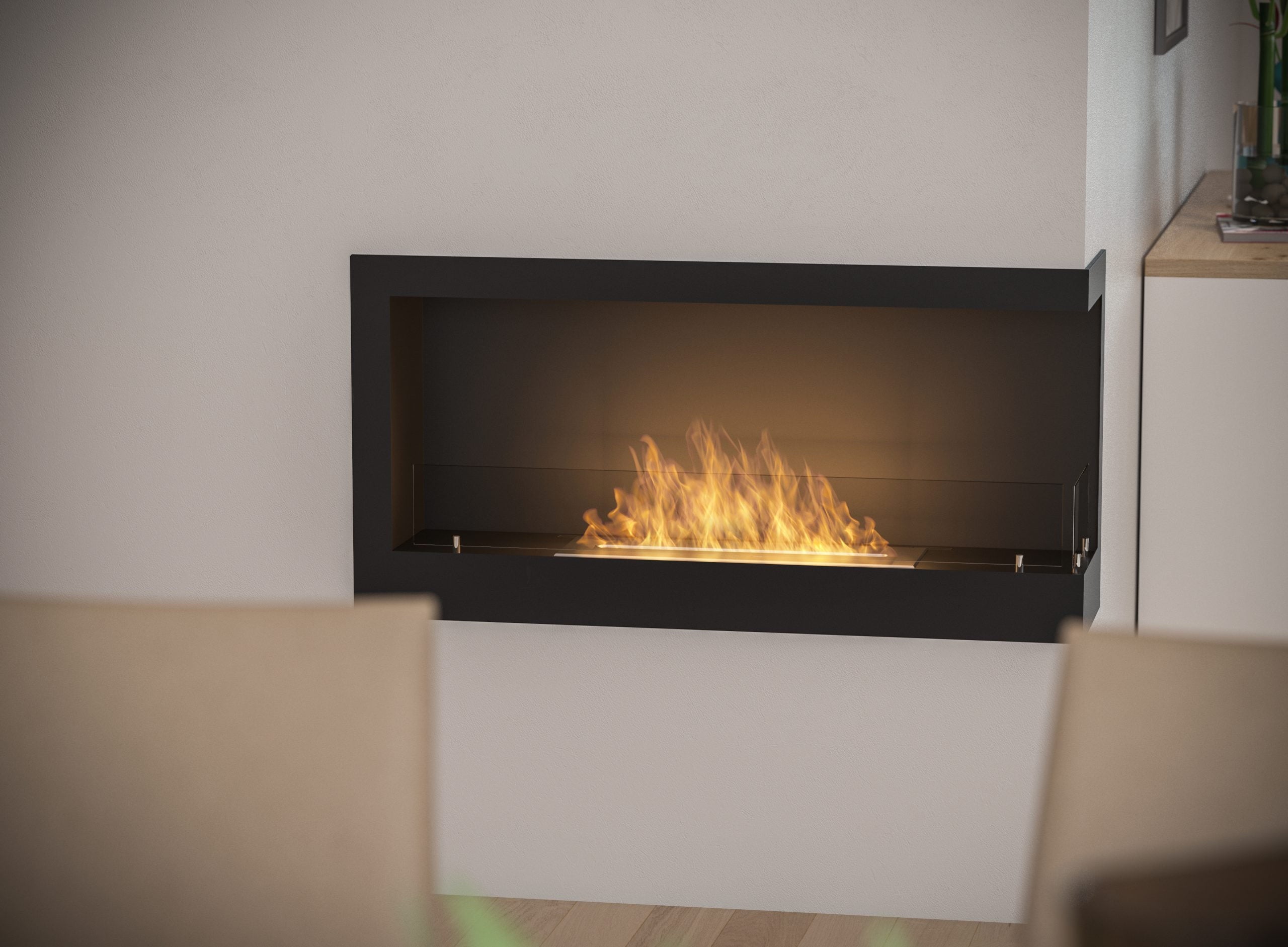 Șemineu cu bioetanol Simplefire Corner 900