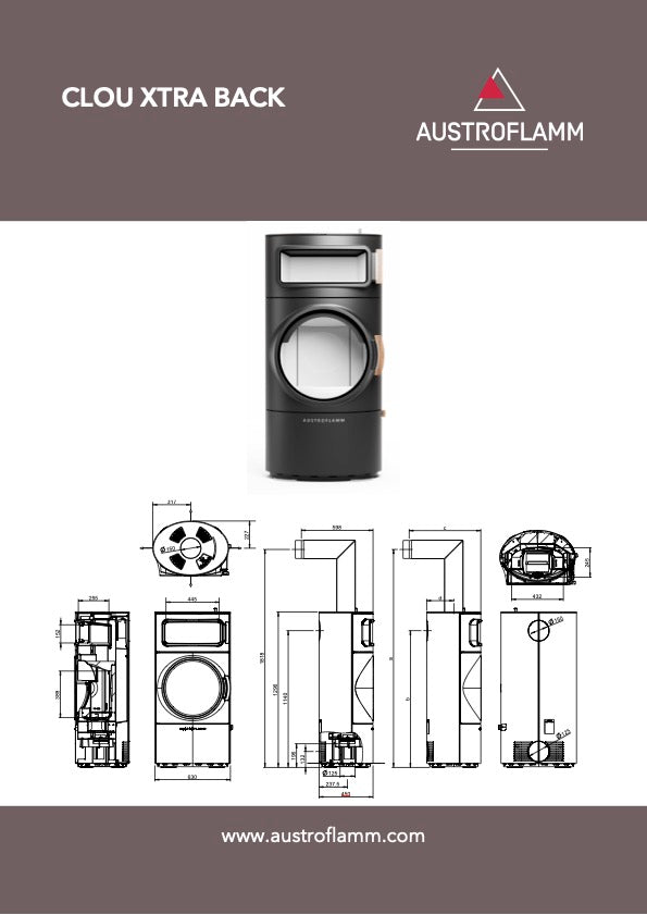 Clou Xtra Back Soba Austroflamm