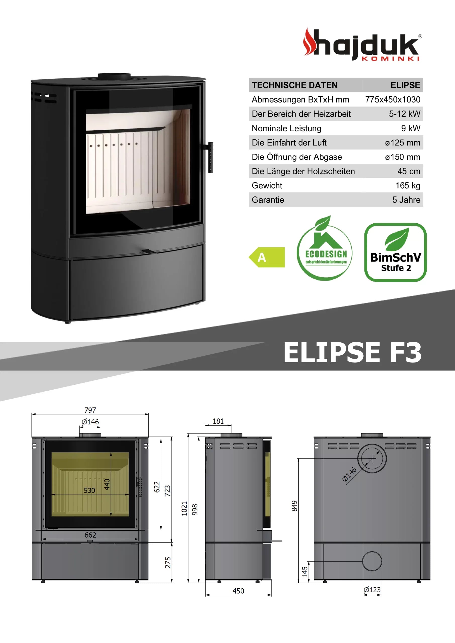 Soba Elipse F3