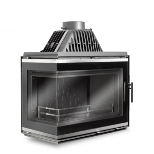 Semineu Pe Lemne Fonta Kawmet W16 LB – 14,7kW Sticla Stanga