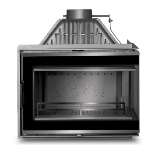 Semineu Pe Lemne Fonta Kawmet W16 PB – 14,7kW Sticla Dreapta