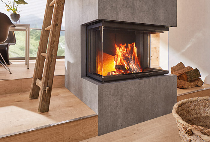 Șemineu pe lemne Ekko U 84(34)57h