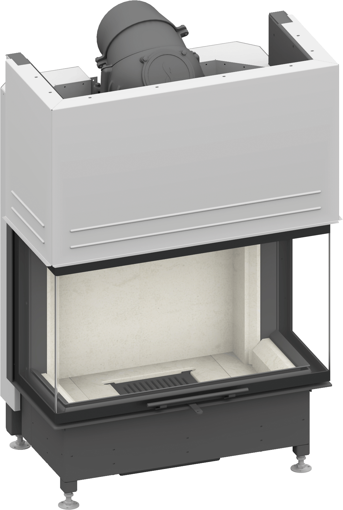 Șemineu pe lemne Ekko 84(34)51h