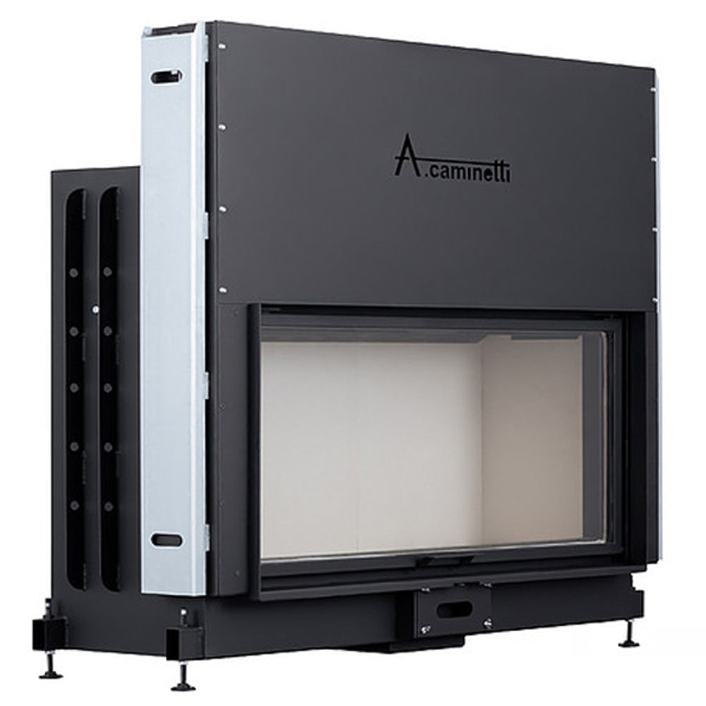 A-caminetti FLAT 120X50 - Focar Șemineu cu ușă verticală
