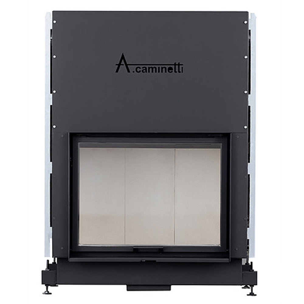 A-caminetti FLAT 90X60 - Focar Șemineu cu ușă verticală