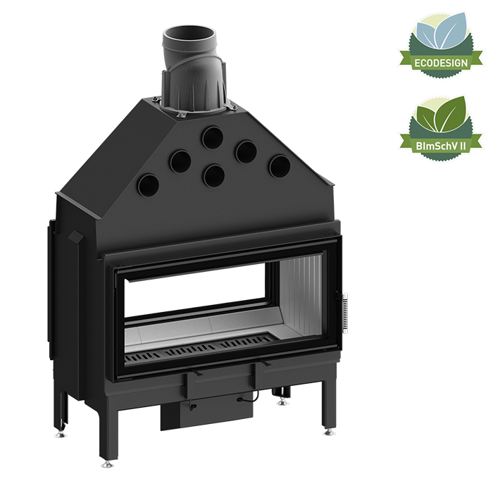 Focar șemineu Hitze DUO ARD90x41.DSS 18 kW