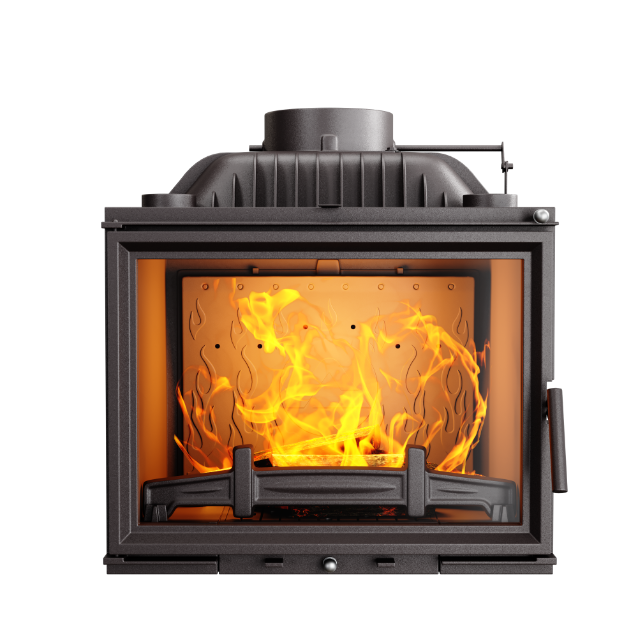 Focar Șemineu Fontă Kawmet W17 ECO | 12,3kW | ECODESIGN | POST-ARDERE FUM | CLASĂ A | GARANȚIE 5 ANI