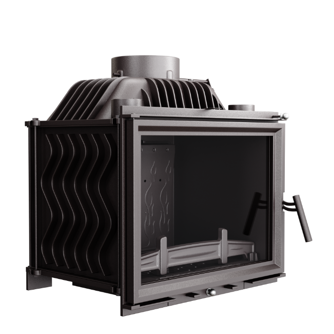 Focar Șemineu Fontă Kawmet W17 ECO | 12,3kW | ECODESIGN | POST-ARDERE FUM | CLASĂ A | GARANȚIE 5 ANI