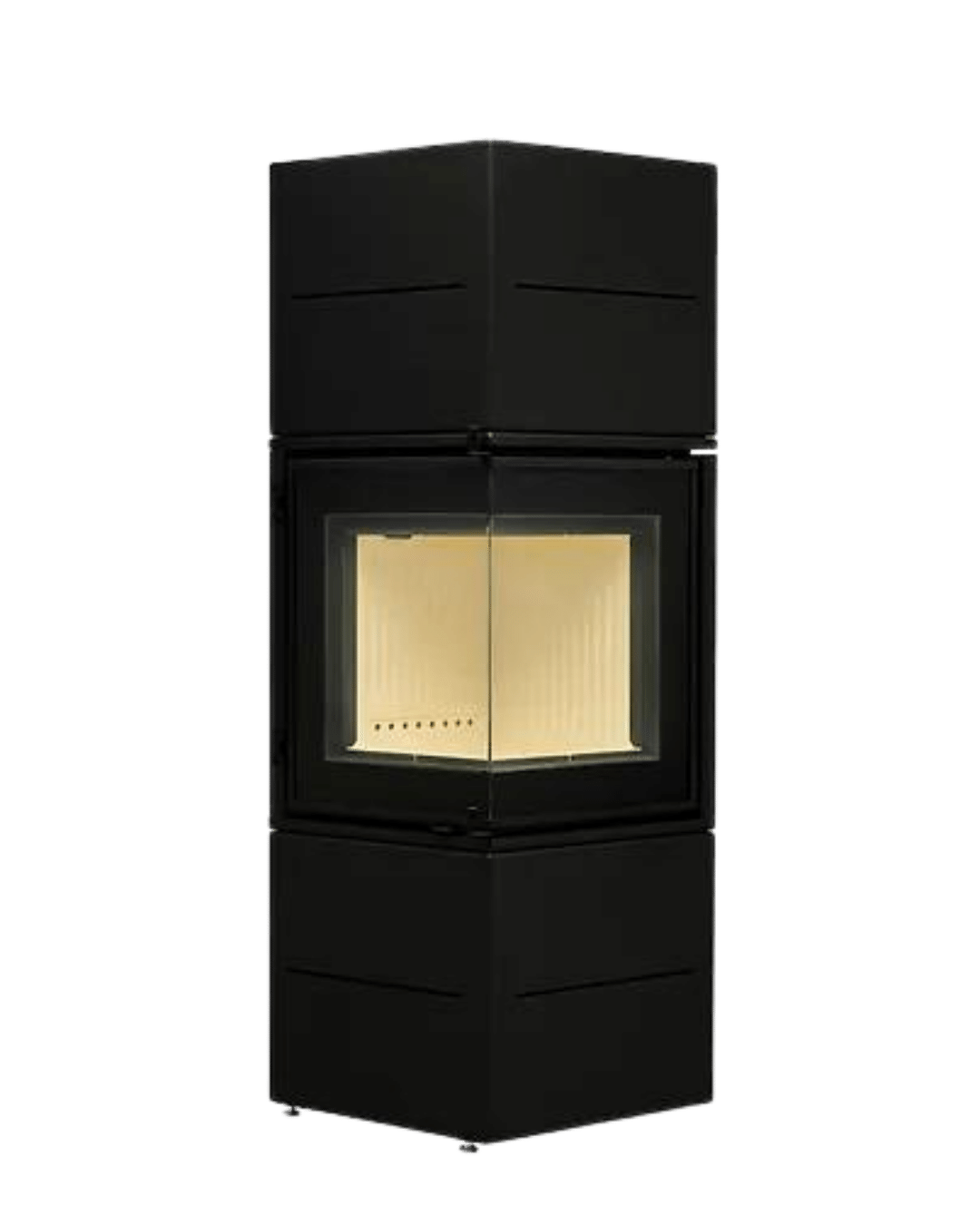 A-caminetti Quattro 50 - șemineu freestanding 2 fețe