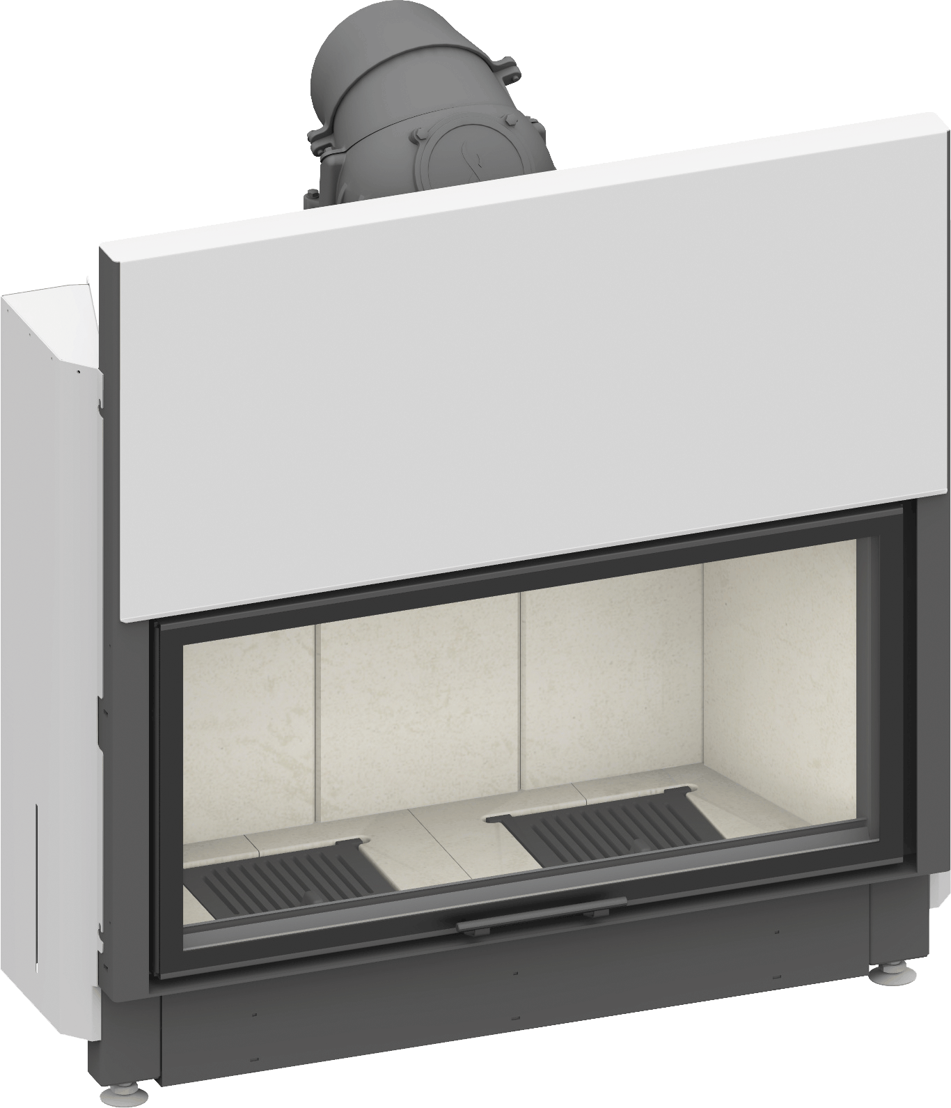 Șemineu pe lemne Lina 10051h/k kristall