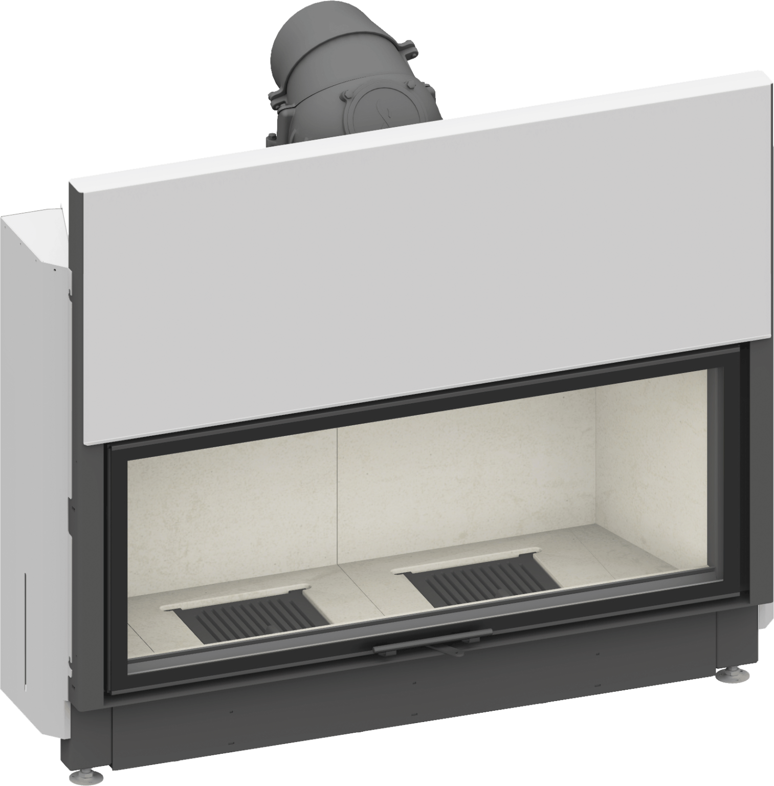 Șemineu pe lemne Lina 12057h