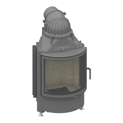 Șemineu pe lemne RONDA 5557s