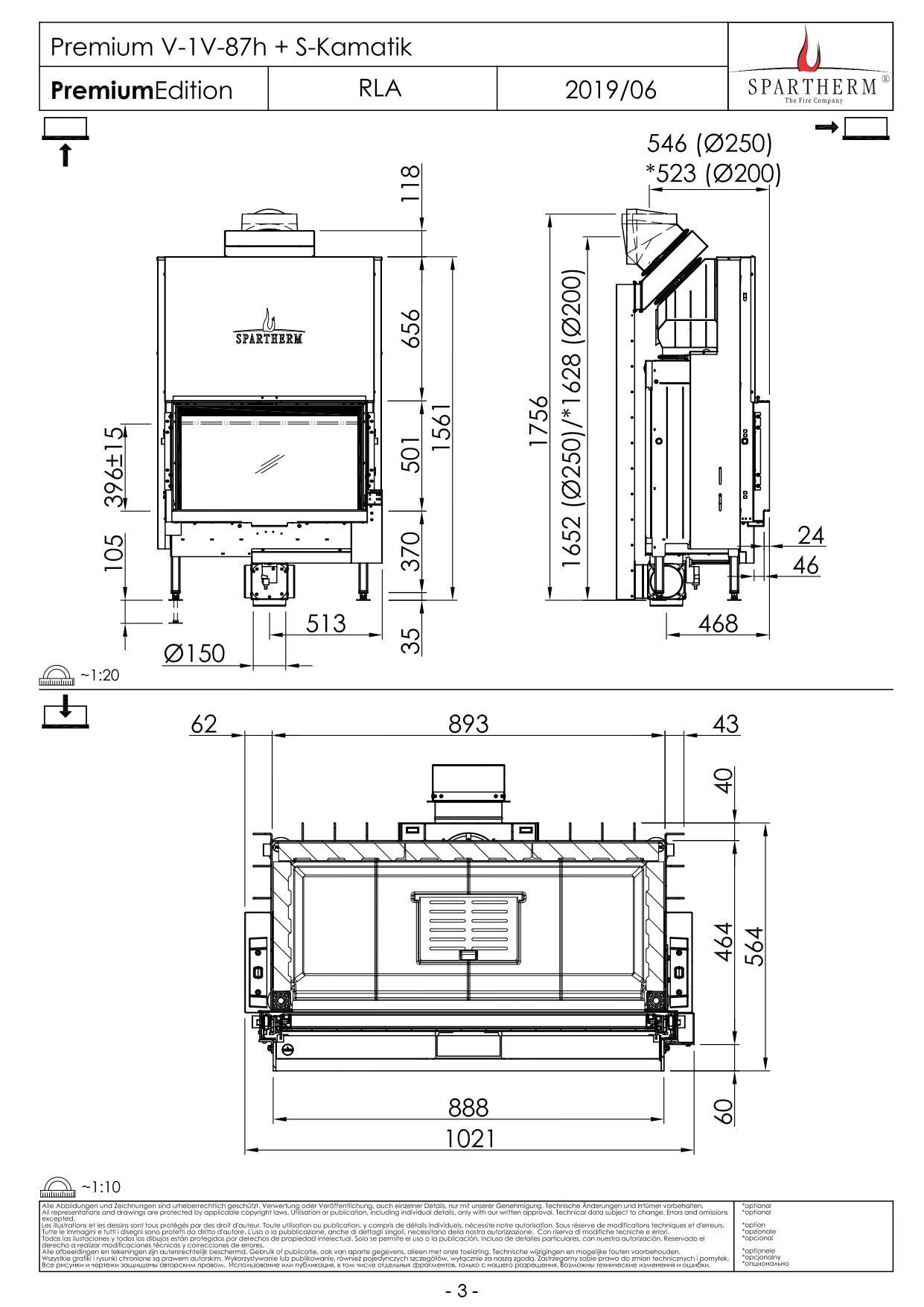 SPARTHERM Focar V 1V 87h