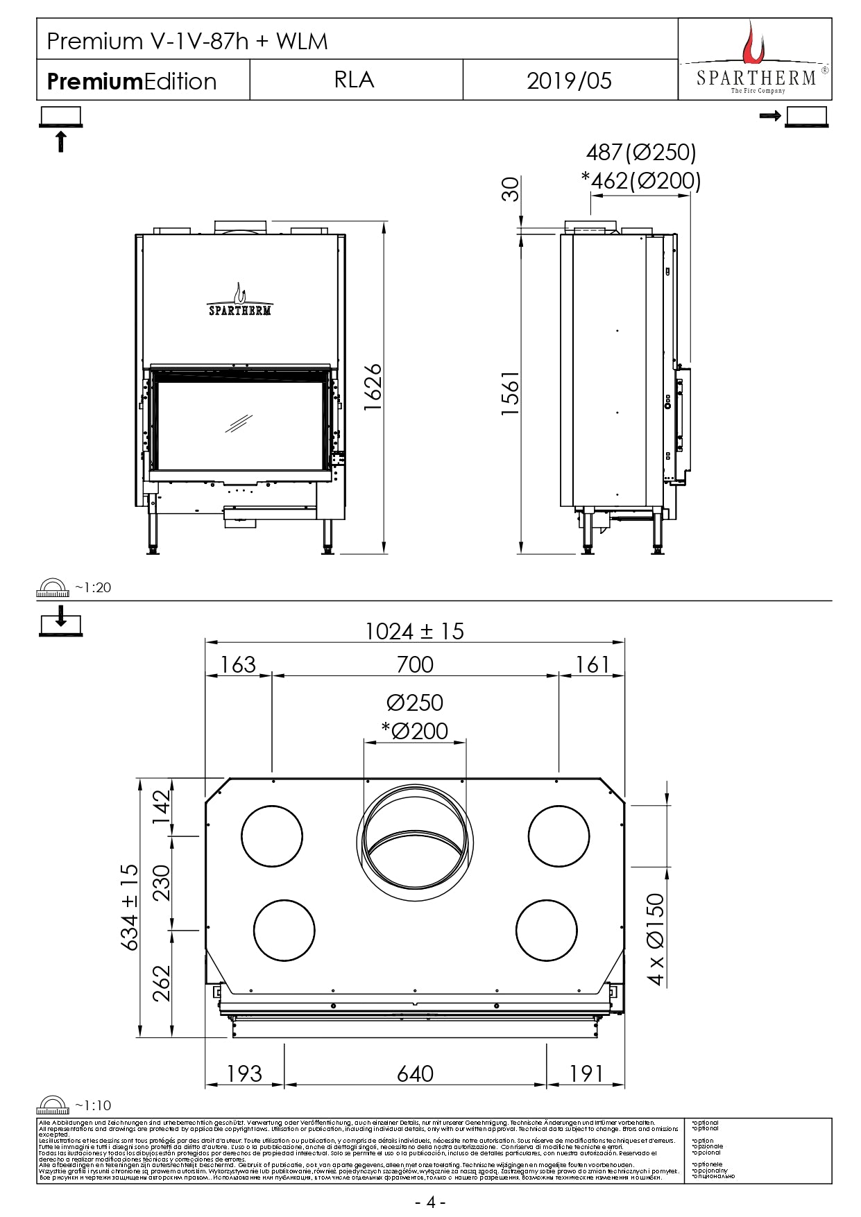 SPARTHERM Focar V 1V 87h