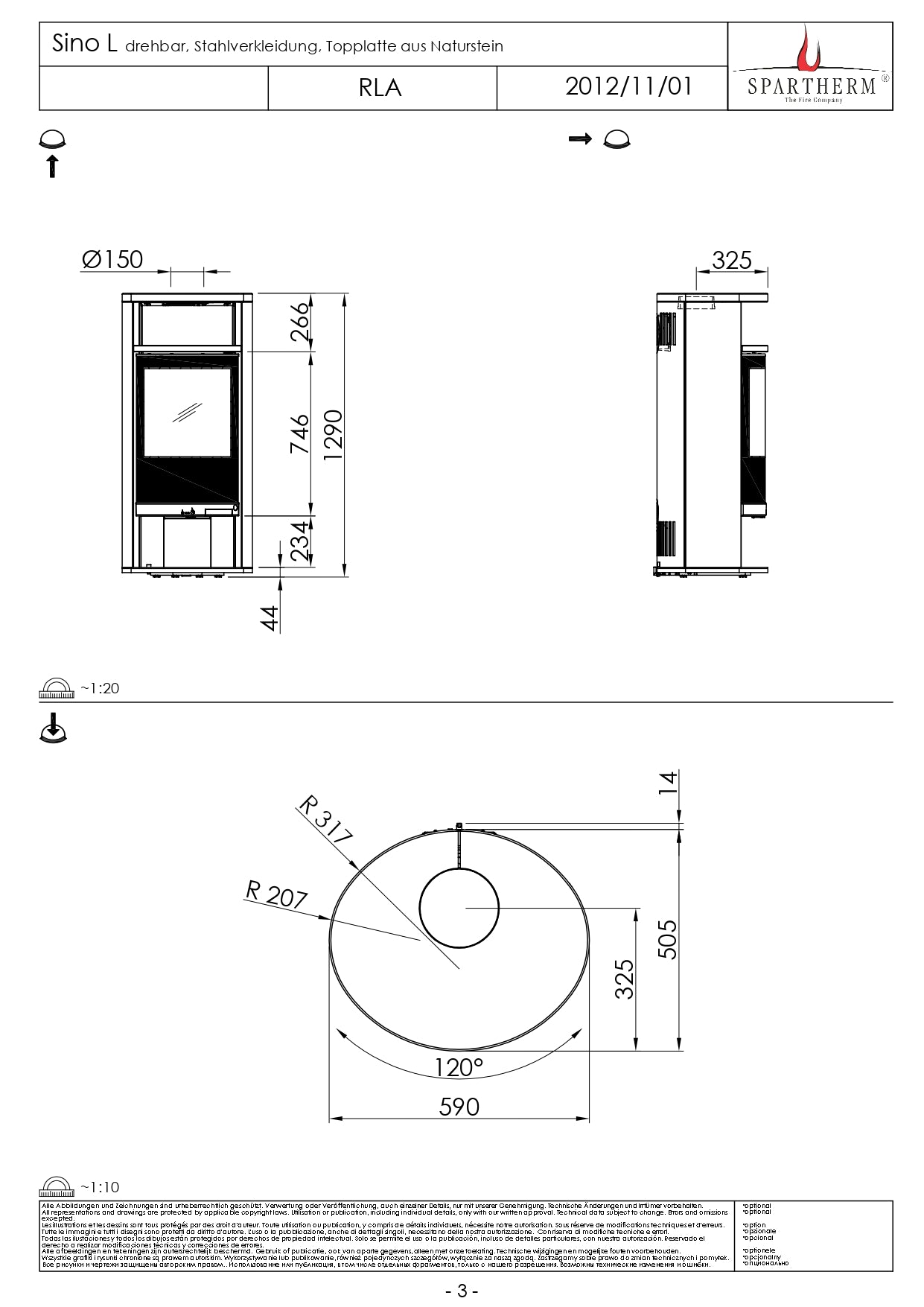 SPARTHERM Soba SINO L