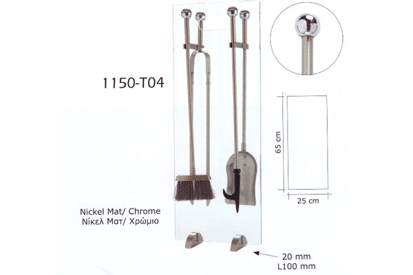 Suport din sticla securizata cu 4 piese T04-1150