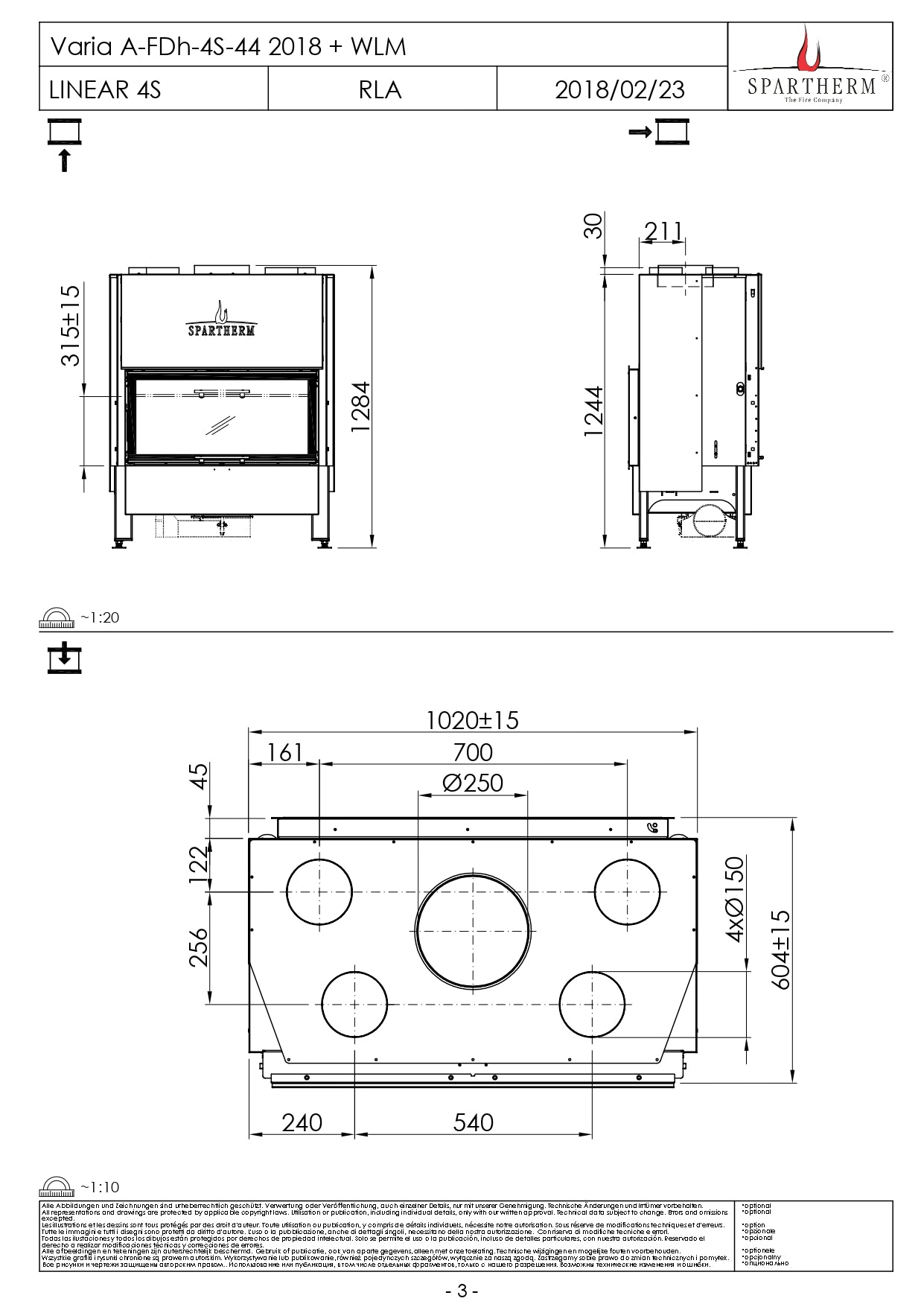 Focar Varia A-FDh Spartherm