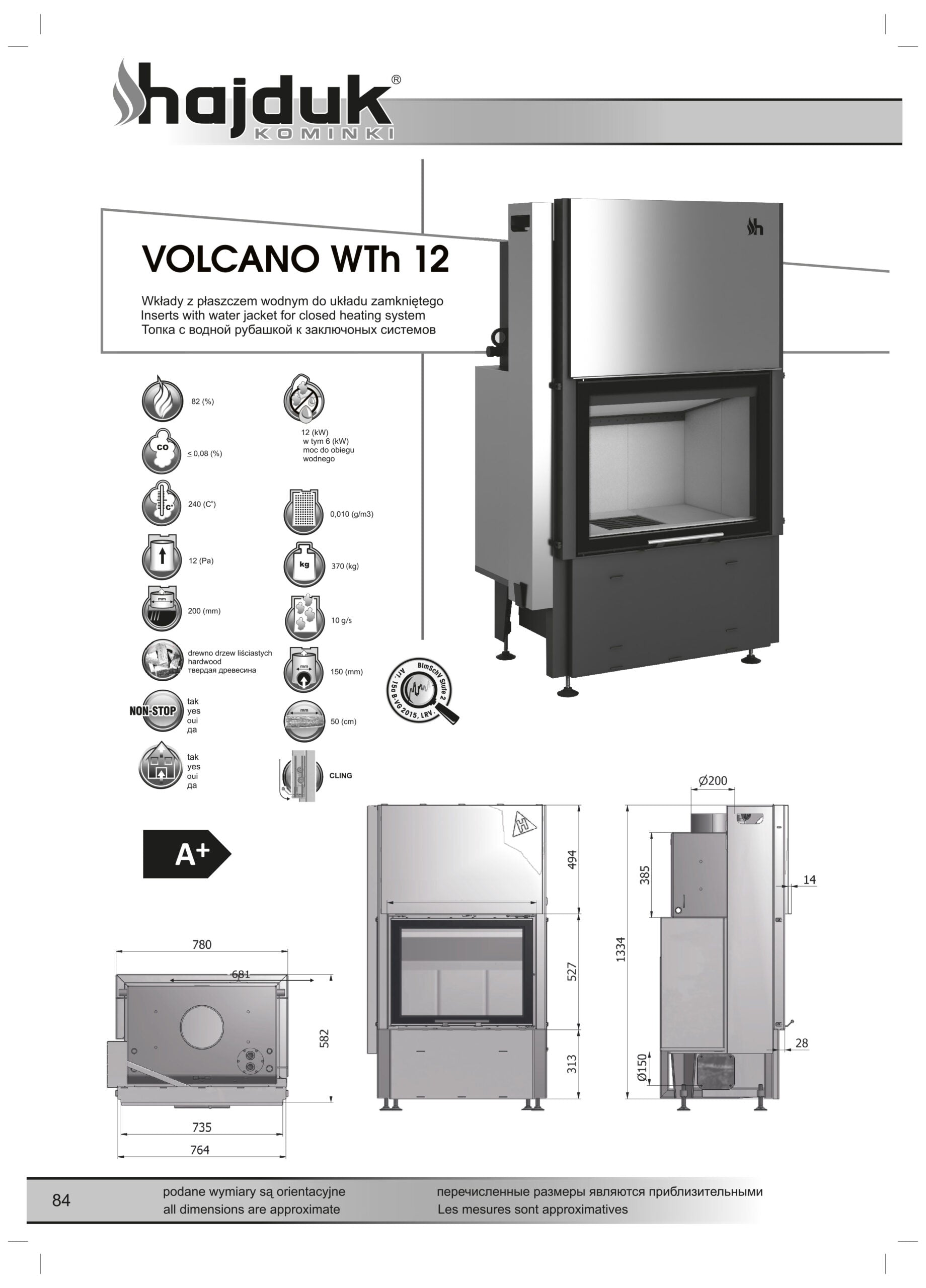HAJDUK Focar VOLCANO WTh 18