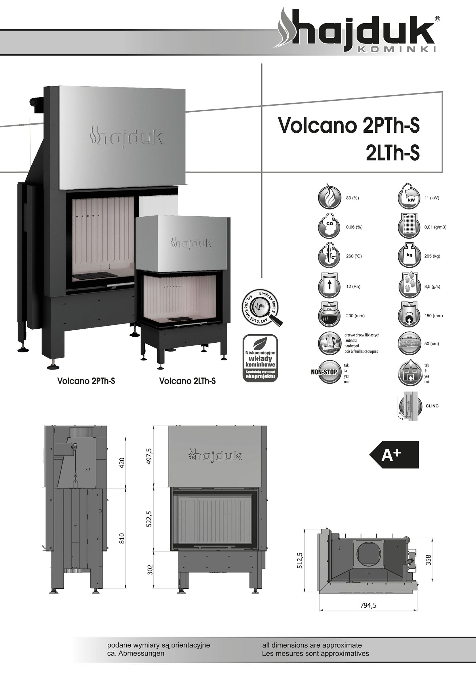 Focar Volcano 2PTh-S (slim)
