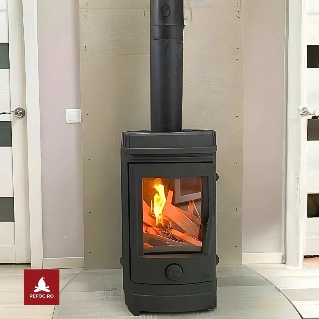 Sobă Fontă Chatel INVICTA 8-12kW 80kg | Randament 77% | Ardere 8h | A