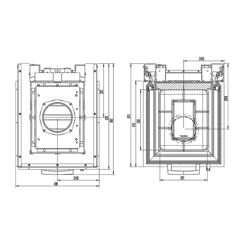 Focar Austroflamm 48X51X51 S3