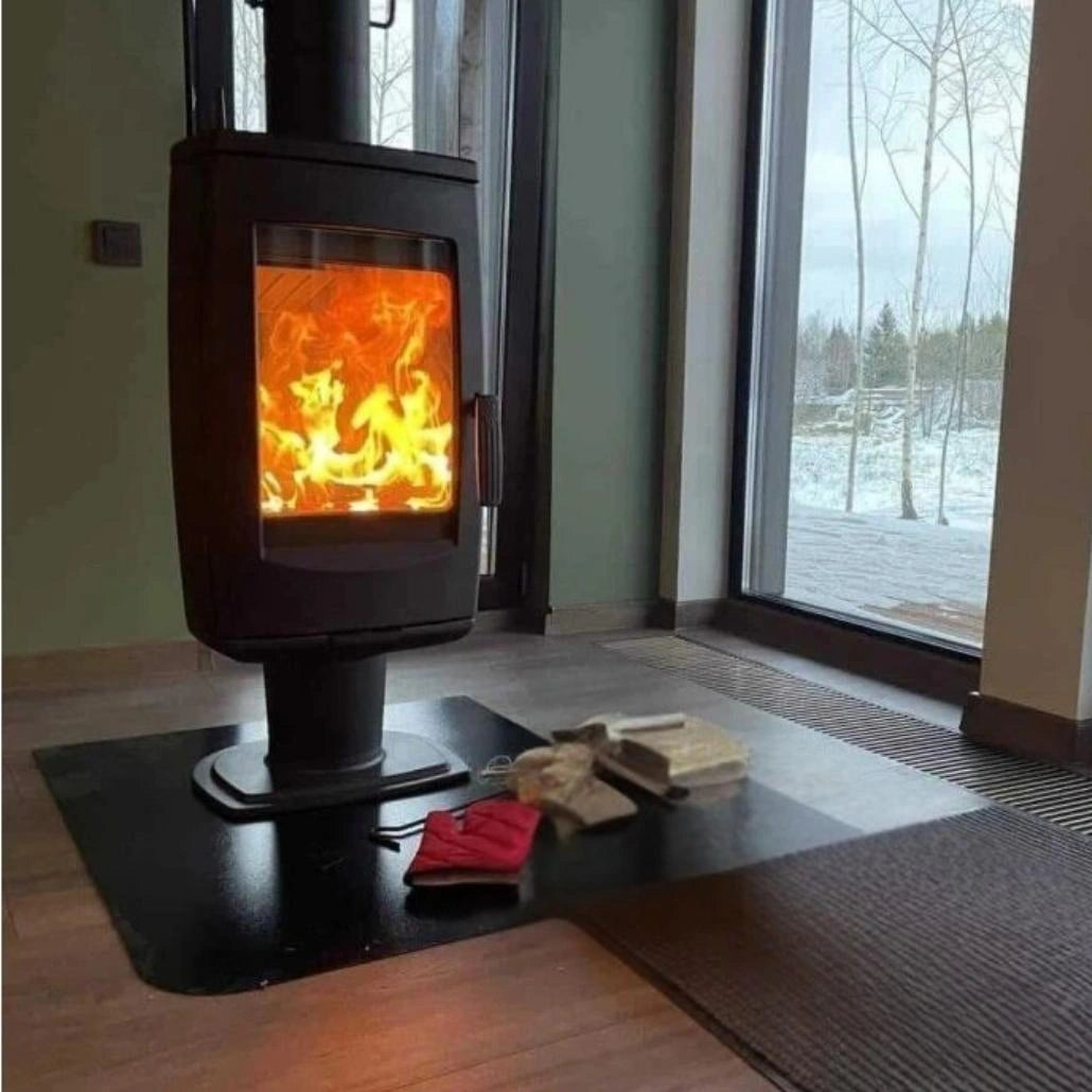 Sobă Fontă ATLAS 8-11kW 118kg | RANDAMENT 82.1% | FONTĂ + EMAIL | A+
