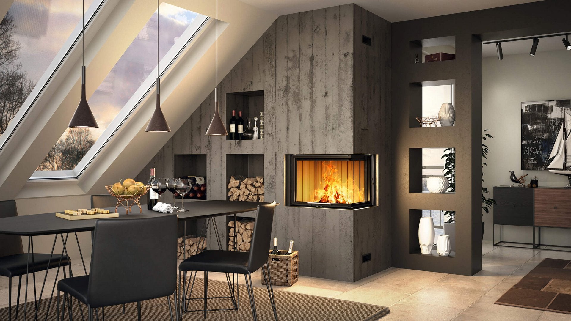 SPARTHERM Focar VARIA 2Rh H2O
